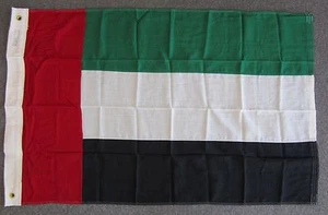 Emiratos Árabes Unidos 1988 bandera oficial del gobierno de los Estados Unidos edición militar embajada - Imagen 1 de 5