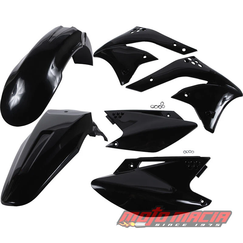 ACERBIS  PLASTIC KIT BLACK Kawasaki KX250F 2006-2008  2041050001  fitment in Foto 1 de 1