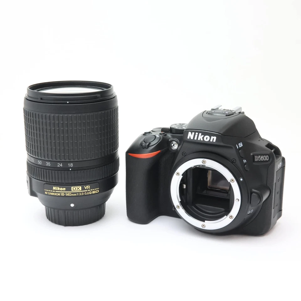 Nikon D5600 DSLR Camera + 18-140mm VR Lens Kit #164 -Near Mint- - Image 1 of 4