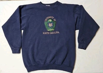Sudadera De Colección Género Universidad de Carolina del Norte Cuello Redondo Grande (LEER) Foto 1 de 4