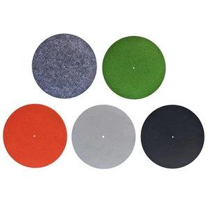 Stylish Felt Record Pad Non Slip Design for Phonograph Vinyl and CD Collection - Picture 1 of 4