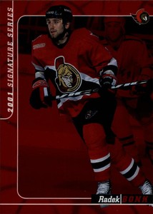 2000-01 BAP Signature Series Ruby #166 Radek Bonk /200