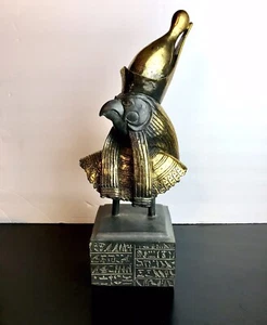 Kemetic/ Egyptian Heru/Horus Statue - Picture 1 of 3