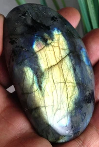 138 g AAAA+++ Madagascar Labradorita Cristal Natural Piedra Pulido Espectáculo L10 - Imagen 1 de 6