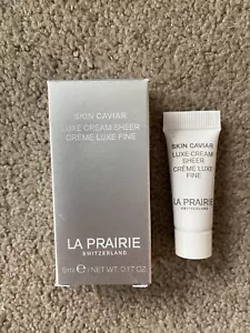 New La Prairie Skin Caviar Luxe Cream Sheer Face Cream Moisturizer 5ML - Picture 1 of 2