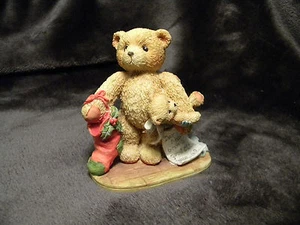 Enesco Cherished Teddies Jacob Wishing For Love Christmas Figurine #3E9/551 - Picture 1 of 4