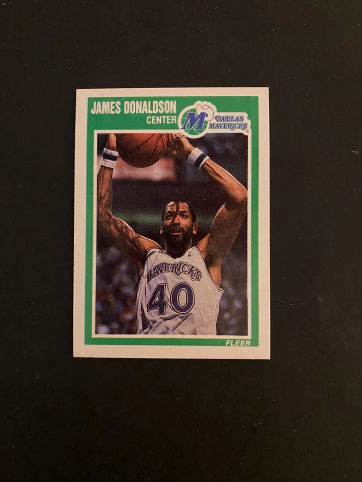1989/90 FLEER BASKETBALL #34 JAMES DONALDSON GEM- MINT MINT MINT MINT MINT - Image 1 of 1