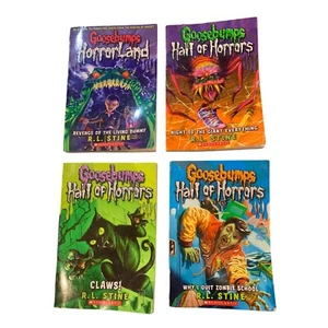 Goosebumps Hall of Horrors, HorrorLand books Lot Of 4 Books - Picture 1 of 5