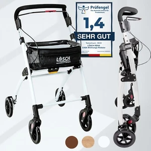 Casa Soft Rollator schmal für Wohnung & Innenbereich Weiß - Bild 1 von 8