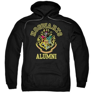 HARRY POTTER HOGWARTS ALUMNI Licensed Pullover Hooded Sweatshirt Hoodie SM-3XL - Picture 1 of 2