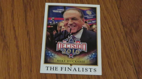Mike Huckabee Autographed Hand Signed Candidate Card 2016 Arkansas Republican Cover