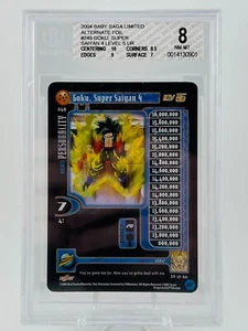 1x DBGT TCG GOKU SUPER SAIYAN 4 LV5 LÁMINA ALT ULTRA RARA 249 CLASIFICACIÓN LIMITADA BGS 8 - Imagen 1 de 1