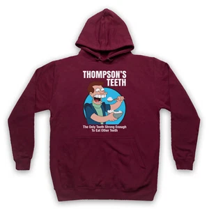 FUTURE CARTOON THOMPSON'S TEETH UNOFFICIAL LEILA FRY ADULTS UNISEX HOODIE - Picture 1 of 11