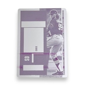 2020 Panini Contenders Chris Paddack Printing Plate 1/1 One of One 1 of 1