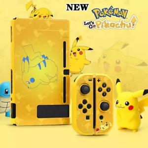 coque Nintendo switch rigide pokemon protège joy con pikachu accessoire gamer - Photo 1/8