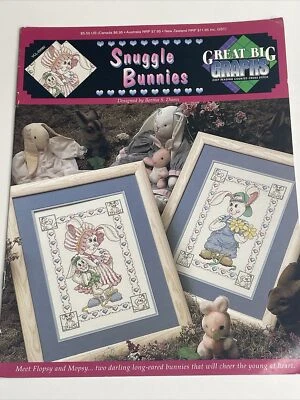 Great Big Graphs Snuggle Bunnies Cross Stitch Pattern - Image 1 of 4
