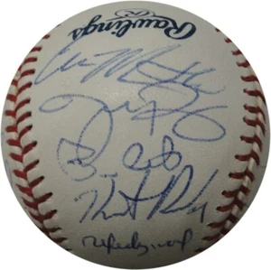 Adrian Gonzalez Chris Young Hand Signed Autographed Major League Baseball Padres - Picture 1 of 6