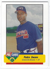1994 Greenville Braves (Class AA-Atlanta Braves) Pedro Swann