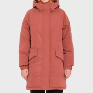 VOLCOM - Women's Puffa Parka Jacket/Coat - Chestnut Brown - Picture 1 of 2