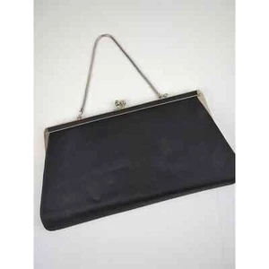 Ande Vintage Black Evening Bag Handbag, Short Strap, Retro!! - Picture 1 of 10