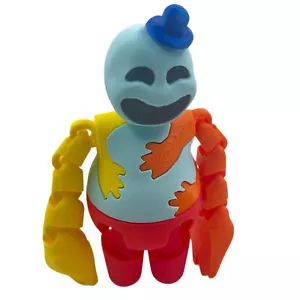Doey The Doughman Plush 3D Printed Flexi Game Figure Stuffed Soft Toy - Picture 1 of 12