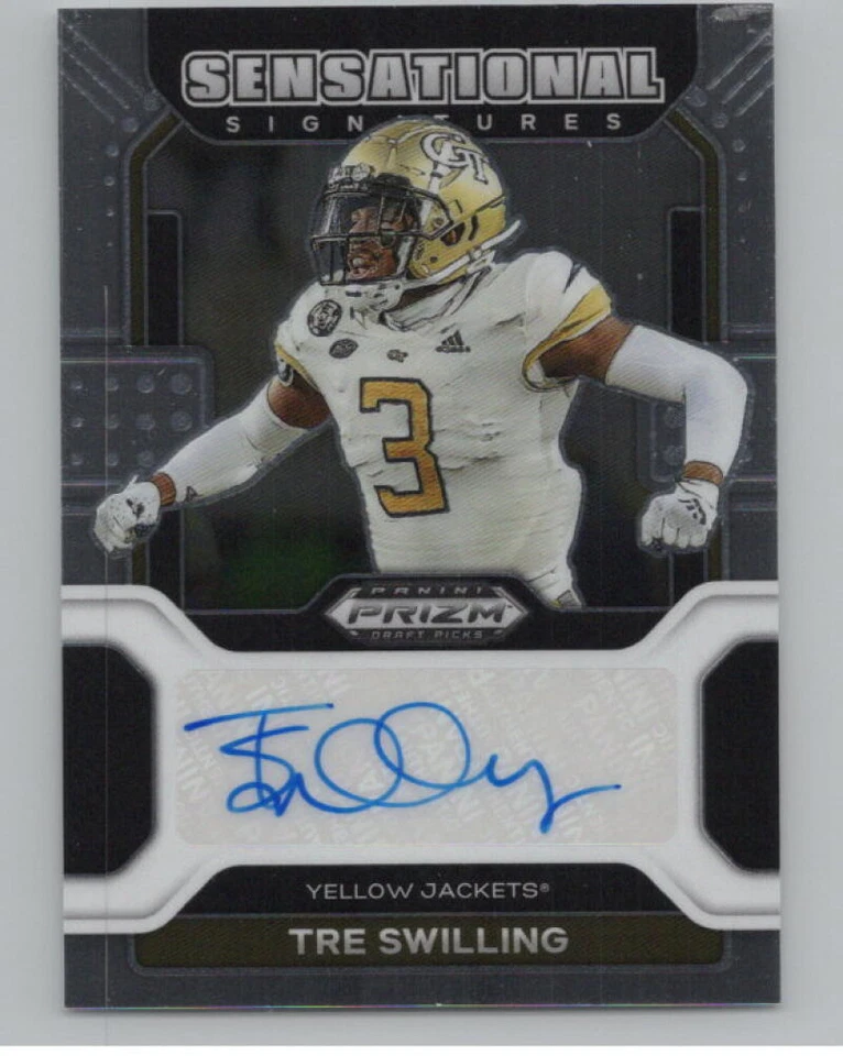 2022 Panini Prizm Draft Picks Sensational Signatures #55 Tre Swilling V98988 - Image 1 of 3