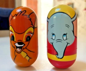 Disney/Kellogg Wobbler Beanz- set of 2: Bambi #5 and Dumbo #18 - 2005-2006 - Picture 1 of 5
