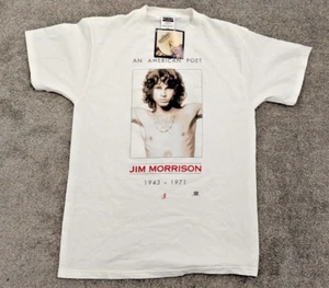 Jim Morrison The Doors Winterland Tultex L Large Vintage 1994 White T-Shirt New - Picture 1 of 14