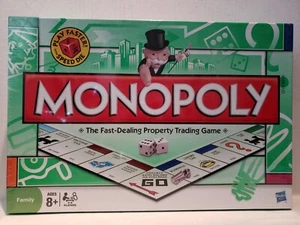 Monopoly 2008 Hasbro Game Play Faster With Speed Dice NEW SEALED Family Fun @U - Picture 1 of 1