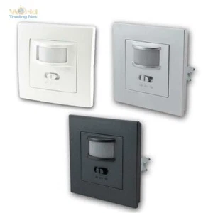 Unterputz Bewegungsmelder, 2-Draht, 160° Infrarot PIR UP 230V LED geeignet - Afbeelding 1 van 9