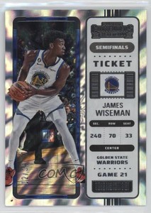 2022-23 Panini Contenders Semifinal Ticket /99 James Wiseman #41