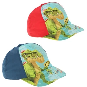 Doppelpack Dinosaurier Kinder Mütze Cap Baseballcap Schirmmütze Kappe 53 cm Mix - Bild 1 von 6