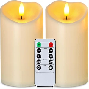6”X3” Outdoor Waterproof Flameless Candles, LED Candles, Battery Operated Candle - Picture 1 of 12