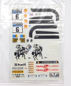 Decalcomania DMC Mk2 Ford Escort Rally Auto Cosacco 1:24 Roger Clark Shell #6 Lombard - Foto 1 di 2