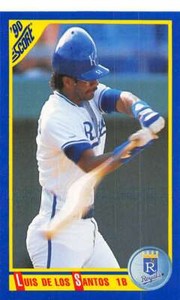 1990 Score #659 Luis de los Santos NM-MT Royals