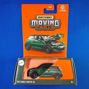 Matchbox Moving Parts 2022 Mini Cooper SE #38/50 Dark Green - Picture 1 of 8