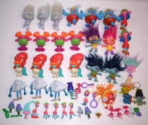 43x Trolls Figures Cloud Delta Dawn Legsly Biggie McDonald's Toys Bundle S19 - Picture 1 of 15