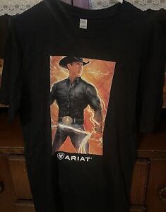 Grand t-shirt graphique de rodéo Ariat Trevor Brésil western cowboy décontracté noir