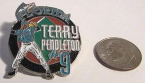 Florida Terry Pendleton 9 Revers Pin 1995 Marlins - Bild 1 von 1