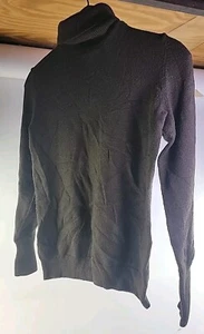 Banana Republic Rollkragenpullover dunkelbraun Damen Größe S. - Bild 1 von 12