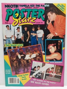 Poster Starz Summer 1991 NKOTB TMNT Vanilla Ice Complete All Posters Intact - Picture 1 of 7