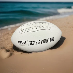 1800 Tequila / Football White and Brown New - Picture 1 of 4