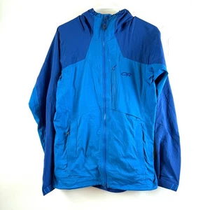 Chaqueta Bolin Outdoor Research para Hombres S Ligera Cremallera Completa Abrigo de Lluvia con Capucha Campamento - Imagen 1 de 15