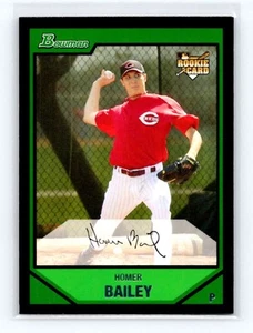Homer Bailey - 2007 Bowman Draft Picks & Prospects #BDP46 - Cincinnati Reds - Picture 1 of 2