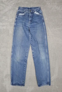 Vintage Youth Girls Western Sassi Class Rodeo Cowgirl Blue Jeans Fits 21x27 - Picture 1 of 5