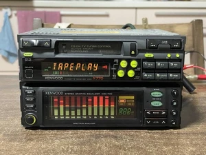 OH Kenwood 1DIN+1DIN Cassette Graphic Equalizer KRC-X770 KGC-700 Tested - Bild 1 von 10