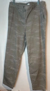 J Jill Damen 16 Camouflage Schlupfhose Stretchbund Y2K Lounge Freizeit weich - Bild 1 von 8