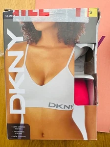 DKNY Seamless BH 2er Pack - Grau & Rot - Bild 1 von 5