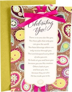 Hallmark Mahogany Religious Birthday Card for Her 1 Pack, Try to Be Good - Picture 1 of 8
