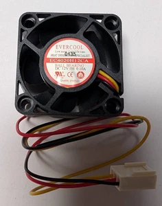 Evercool 40mm x 20mm 12V EC4020H12CA Computer Case Ball Bearing Fan 3-Pin - Picture 1 of 1